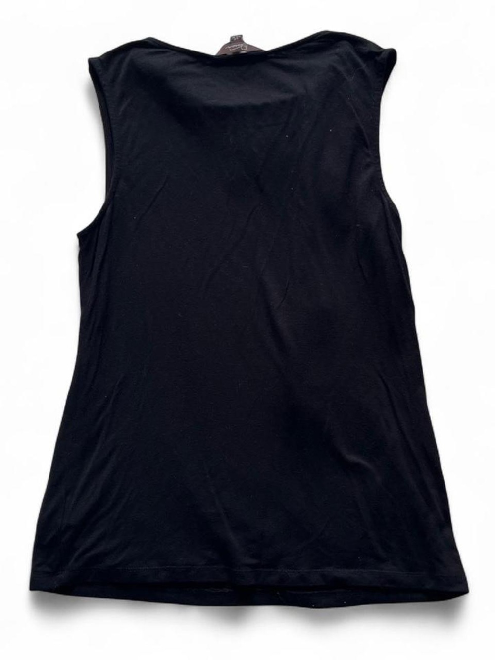 Size Small Black Jessica Ruffle Tank Top - Picture 4 of 6